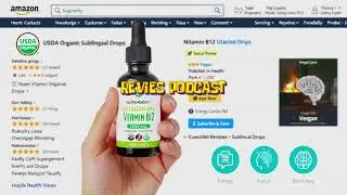 USDA Organic Vitamin B12 Drops  Vegan Methylcobalamin Energy, Focus Mood Boost 2-Month Supply Review