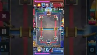 Hog Rider + Ice Golem anti-tornado footage