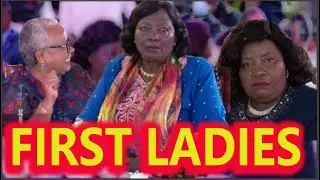 MAMA NGINA KENYATTA & FIRST LADY MARGARET KENYATTA MEETS IDA ODINGA AT STATEHOUSE,,,KENYANS HAPPY