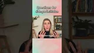 Questions for dialogue? #facilitation #dialogue