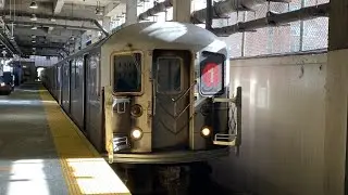 Harlem-148th St Bound 1983-1985 Kawasaki R62 1 Train Via The 3 Line Terminating At Harlem-148th St