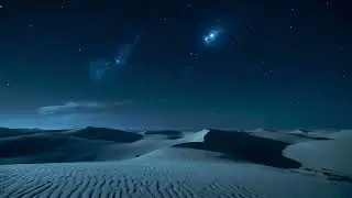 Silent Desert Night 🌌 | Starry Sky Ambience for Deep Sleep & Overthinking (9 Hours)