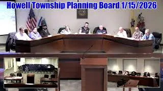 Howell Township Planning Board Meeting 1/15/2026