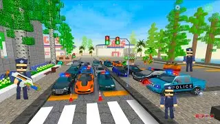 School party craft unexpected police lockdown traps supercars in city streets