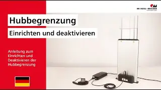 Hubbegrenzung einrichten und deaktivieren