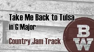 Take Me Back to Tulsa | Western Swing Backing Track | G Major 220 BPM