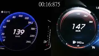 VW Passat Variant 2.0 TDI vs. Mercedes-Benz W205 C 200D (0-170 kph Acceleration Battle)