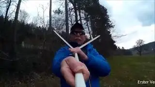 Flitschen mit Leitwerksbruch