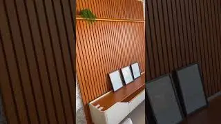 Painel ripado para TV. Consulte tamanhos dispon&iacute;veis #sala #moveis #painelripado #paineltv #ripado