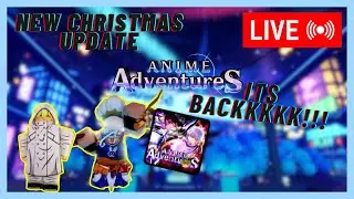 [LIVE🔴] AA IS BACCKKK AA Rerelease + Christmas Update | Roblox | Anime Adventures