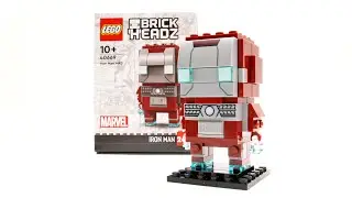 LEGO BrickHeadz Marvel Iron Man MK5 40669 - Build