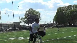Dahmir Ruffin Catch - All-State Football Camp - Philly  5-3-15