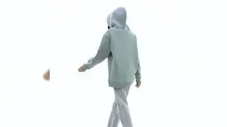 Худи женское MINAKU: Casual Collection цвет серо-голубой
