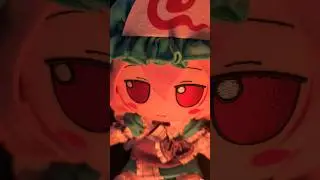Camping with Yuyuko! #yuyuko #fumofumo #touhouproject #campfire #camping #cute #snacks #ghost