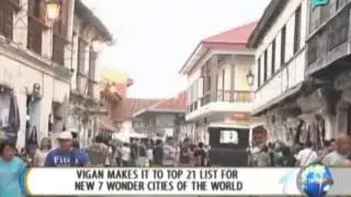 NewsLife: Vigan makes it to top 21 list for new 7 Wonder Cities of the World || July 8, 2014
