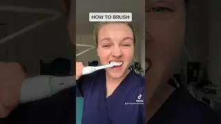 HOW TO BRUSH WITH AN ORAL-B ELECTRIC TOOTHBRUSH #dentaladvice #electrictoothbrush #oralb