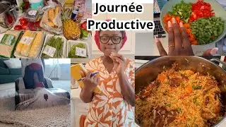 💥Ma Journée  Productive ⎮ Mini retour de courses 🛒⎮Ménage 🧽🧹⎮En Cuisine🥣
