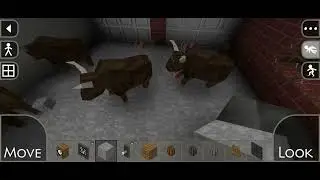RARE BULL FIGHTS BULL! Survival craft in my garage 🤯
