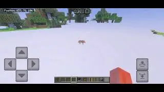 A broken chunk while still building a minecart