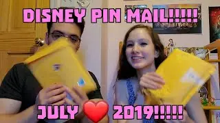 Disney Pin Mail July 2019!!!! ❤