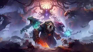 Dota Underlords Lord 406 primero. Trolls, guerreros, 6 salvajes, 4 invocadores, cham&aacute;n y brutos