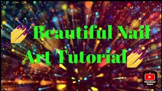 Nail art tutorial for beginners💅💅 #nailartdeisgn #nailartathome #easynailart #nailartwithouttools