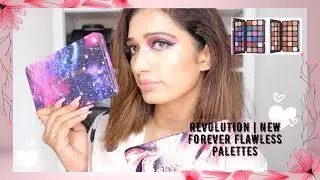 Makeup Revolution Forever Flawless Allure/Constellation Eyeshadow Palette Swatches |First Impression