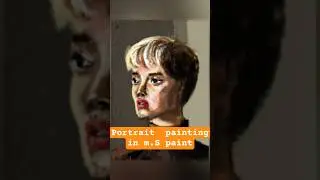 portrait painting in m. s paint #art #portraitfeed  #portraitart #portraitpainting #digitalportrait