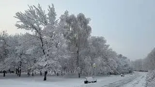 Walk through the Park of the First President, Almaty, Kazakhstan