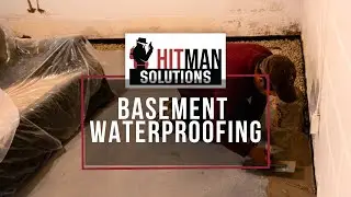 Basement Waterproofing Installation - Hitman Solutions Job Example