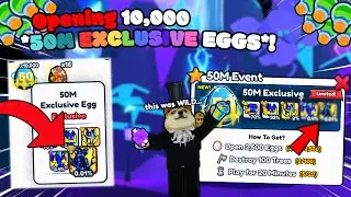 I Opened 10,000 *EXCLUSIVE 50M EGGS* in Rebirth Champions: ULTIMATE!