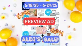 ALDI'S PREVIEW AD for 6/18/25-6/24/25 #aldi #pool #travel  #summer #plants #traveling #volleyball