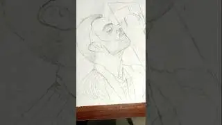 Virat Kohli Kissing Trophy Drawing 😍 #shorts #art #drawing #viratkohli