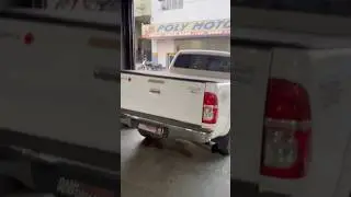 HILUX 2.5 TURBO DIESEL DOWNPIPE C PENTE + ESCAPAMENTO DIRETO #hilux #automobile #toyota