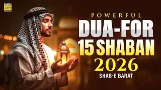 15 SHABAN NIGHT DUA 2026 | SPECIAL SHAB E BARAT DUA BEAUTIFUL RECITATION | ZIKRULLAH TV #shabebarat