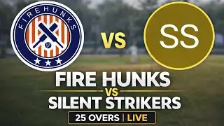 Fire Hunks vs Silent Strikers | 25 Overs Corporate Cricket Match LIVE | Delhi