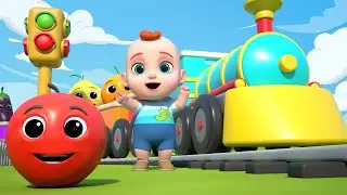 Humpty, o trem em um passeio de frutas | Can&ccedil;&atilde;o do trem | Leo em Portugu&ecirc;s - Can&ccedil;&otilde;es Infantis