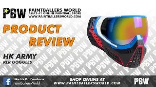 Paintballers World - HK Army KLR Goggle - Product Review