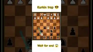 Kurkin Trap😎 chess Trap !! Chess learnig Trap ✅  #chess #trap #shorts #shortsfeed #chessgame