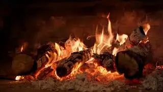 Classic Rustic Fireplace Ambience , 1 Hour of Cozy Crackling Fire for Sleep and Relaxation