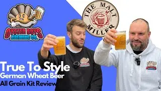 Tasting a True To Style  German Wheat Beer All Grain Kit from The Malt Miller