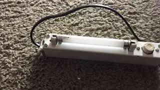 My New F4T5 Preheat Fluorescent Strip Light