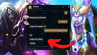 HE REALLY ADDED ME JUST TO FLAME ME... *MY KARTHUS GIGA TILTED HIM 🤭*