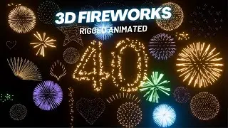 3D Fireworks collection - Link in the description