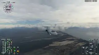 MSFS 2020 Launceston (YMLT) to Flinders Island (YFLI) hard landing with Cessna Citation CJ4