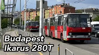 🇭🇺 Riding a Budapest Ikarus 280T trolleybus