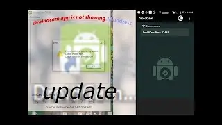 droidcam not showing ip address