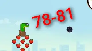 Snake Puzzle Slither to Eat gameplay walkthrough New game 78 79 80 81