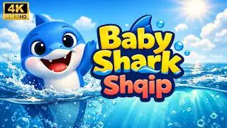 Baby Shark Shqip 🦈 | K&euml;ng&euml; p&euml;r F&euml;mij&euml; | Kids Song Albanian | K&euml;ndo Shqip