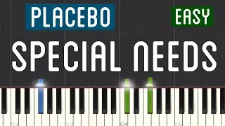 Placebo - Special Needs Piano Tutorial | Easy